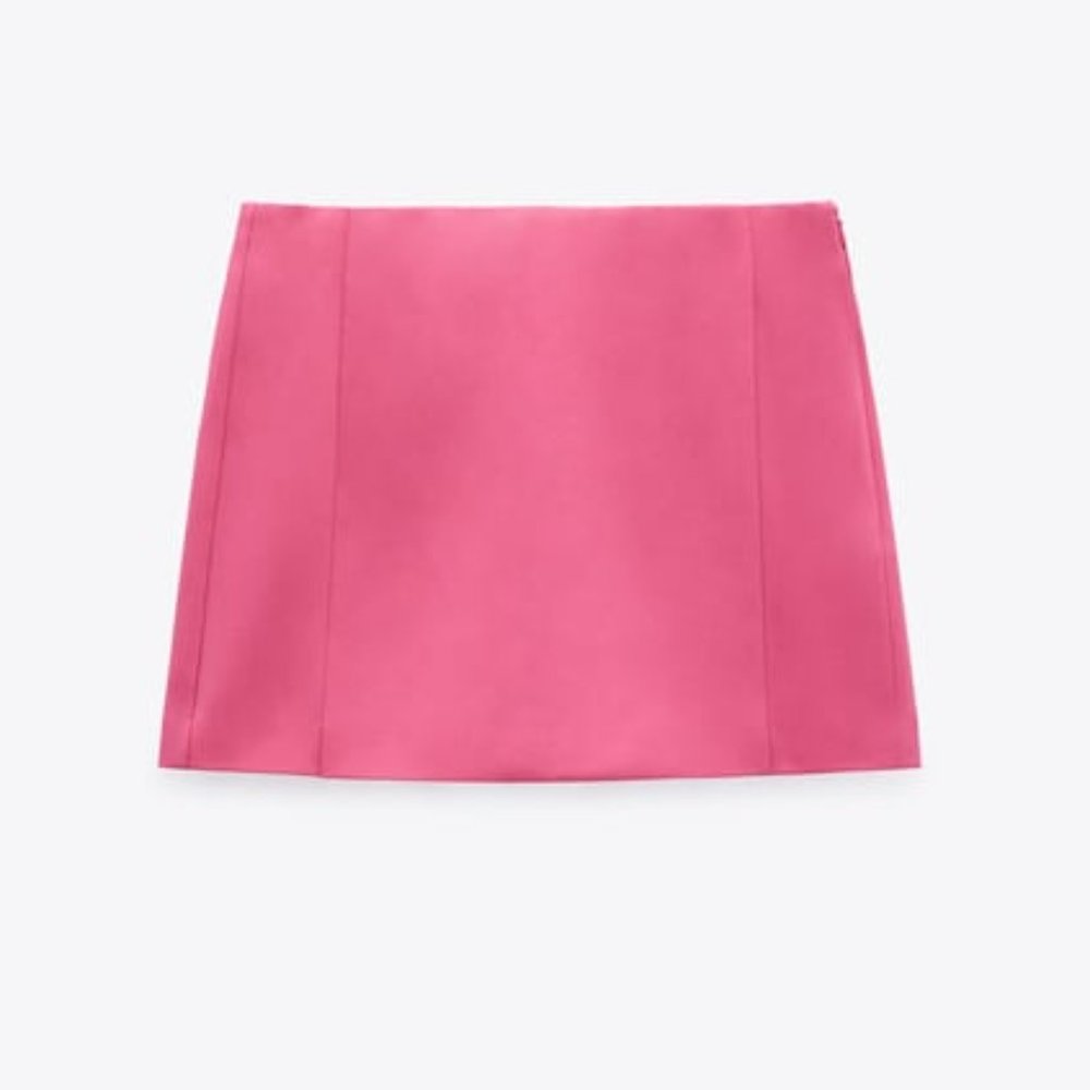 Zara Pink Split Skort Sz XS NWT - Picture 15 of 16